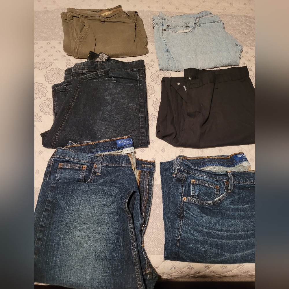 6 pairs of men's pants